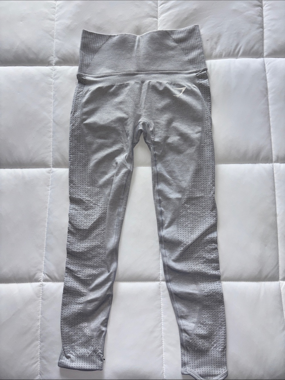Gymshark Light Gray High-Waist Seamless Leggings